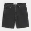 Above-the-Knee Loose Denim Shorts,Above-the-Knee Loose Denim Shorts Above-the-Knee Loose Denim Shorts,Above-the-Knee Loose Denim Shorts