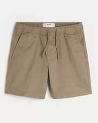 Above-the-Knee Twill Pull-On Shorts,Above-the-Knee Twill Pull-On Shorts Above-the-Knee Twill Pull-On Shorts,Above-the-Knee Twill Pull-On Shorts