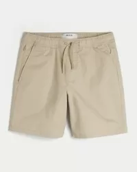 Above-the-Knee Twill Pull-On Shorts,Above-the-Knee Twill Pull-On Shorts Above-the-Knee Twill Pull-On Shorts,Above-the-Knee Twill Pull-On Shorts
