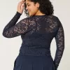 All-Over Lace Crew Top,All-Over Lace Crew Top All-Over Lace Crew Top,All-Over Lace Crew Top