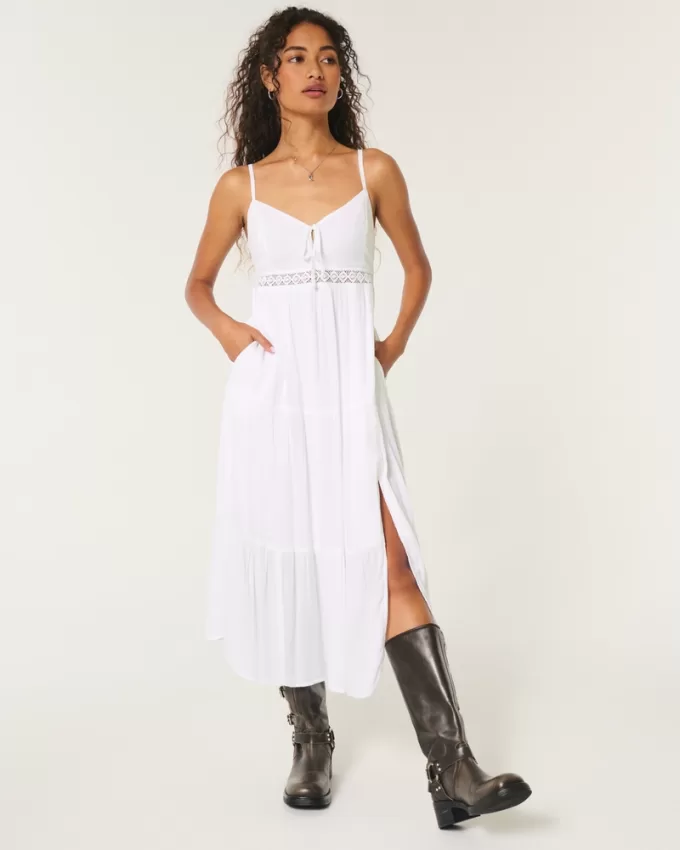 Babydoll Midi Dress,Babydoll Midi Dress