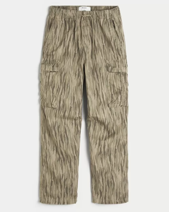 Baggy Cargo Pull-On Pants,Baggy Cargo Pull-On Pants