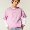 Baggy Crop Number Graphic Tee,Baggy Crop Number Graphic Tee