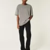Black No Fade Straight Jeans,Black No Fade Straight Jeans
