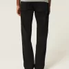 Black No Fade Straight Jeans,Black No Fade Straight Jeans