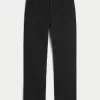 Black No Fade Straight Jeans,Black No Fade Straight Jeans