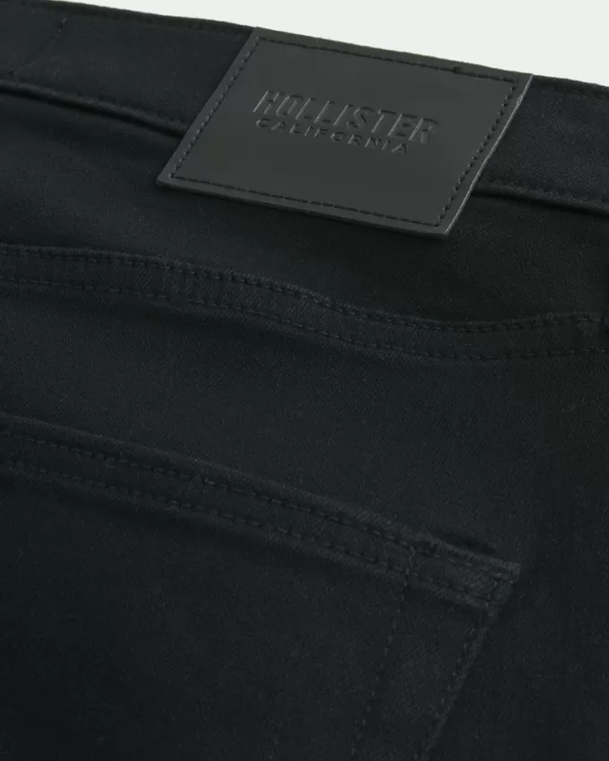 Black No Fade Straight Jeans,Black No Fade Straight Jeans
