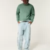 Boxy Airspun Knit Crew Sweater,Boxy Airspun Knit Crew Sweater