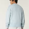 Boxy Airspun Knit Crew Sweater,Boxy Airspun Knit Crew Sweater