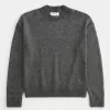 Boxy Airspun Knit Crew Sweater,Boxy Airspun Knit Crew Sweater