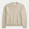 Boxy Airspun Knit Crew Sweater,Boxy Airspun Knit Crew Sweater