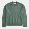 Boxy Airspun Knit Crew Sweater,Boxy Airspun Knit Crew Sweater