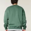 Boxy Augusta Golf Graphic Crew Sweatshirt,Boxy Augusta Golf Graphic Crew Sweatshirt