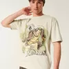 Boxy Baylor University Bears Graphic Tee,Boxy Baylor University Bears Graphic Tee