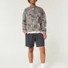 Boxy Camo Logo Crew Sweatshirt,Boxy Camo Logo Crew Sweatshirt
