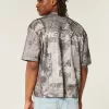 Boxy Crop Camo Dodge Graphic Jersey,Boxy Crop Camo Dodge Graphic Jersey