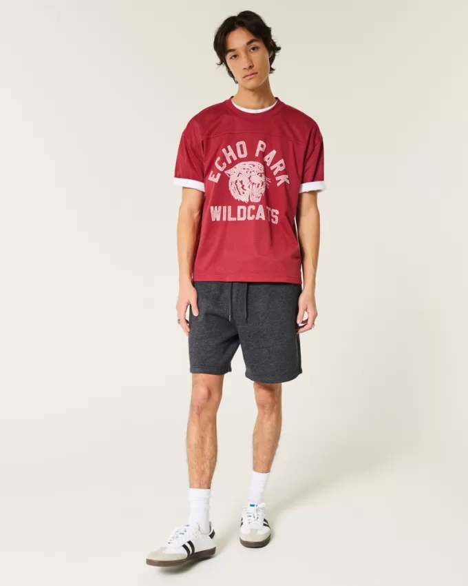 Boxy Crop Mesh Echo Park Graphic Football Jersey,Boxy Crop Mesh Echo Park Graphic Football Jersey Boxy Crop Mesh Echo Park Graphic Football Jersey,Boxy Crop Mesh Echo Park Graphic Football Jersey
