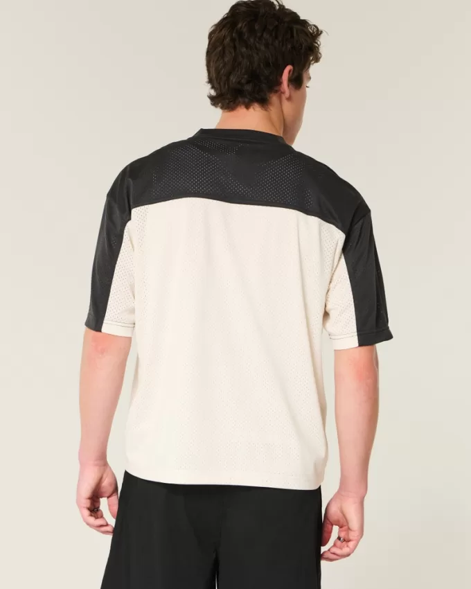 Boxy Crop Number Graphic Jersey,Boxy Crop Number Graphic Jersey