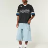 Boxy Crop Westside Mustangs Graphic Jersey,Boxy Crop Westside Mustangs Graphic Jersey