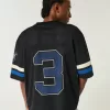 Boxy Crop Westside Mustangs Graphic Jersey,Boxy Crop Westside Mustangs Graphic Jersey