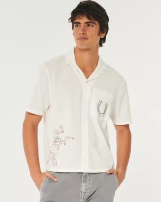Boxy Cropped Embroidered Graphic Workwear ShirtBoxy Cropped Embroidered Graphic Workwear Shirt 330x413 - Boxy Cropped Embroidered Graphic Workwear Shirt,Boxy Cropped Embroidered Graphic Workwear Shirt