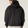 Boxy Georgia Bulldogs Graphic Hoodie,Boxy Georgia Bulldogs Graphic Hoodie