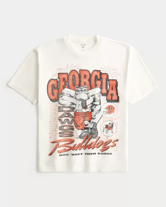 Boxy Georgia Bulldogs Graphic Tee,Boxy Georgia Bulldogs Graphic Tee Boxy Georgia Bulldogs Graphic Tee,Boxy Georgia Bulldogs Graphic Tee