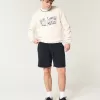 Boxy Golf Graphic Crew Sweater,Boxy Golf Graphic Crew Sweater