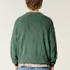 Boxy Golf Graphic Crew Sweater,Boxy Golf Graphic Crew Sweater