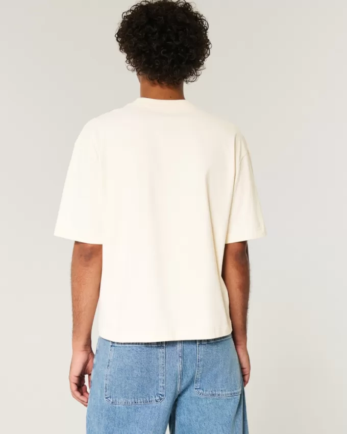 Boxy Heavyweight Crop Crew T-Shirt,Boxy Heavyweight Crop Crew T-Shirt Boxy Heavyweight Crop Crew T-Shirt,Boxy Heavyweight Crop Crew T-Shirt