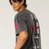 Boxy Heavyweight Dodge Hellcat SRT Graphic Tee,Boxy Heavyweight Dodge Hellcat SRT Graphic Tee