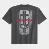 Boxy Heavyweight Dodge Hellcat SRT Graphic Tee,Boxy Heavyweight Dodge Hellcat SRT Graphic Tee