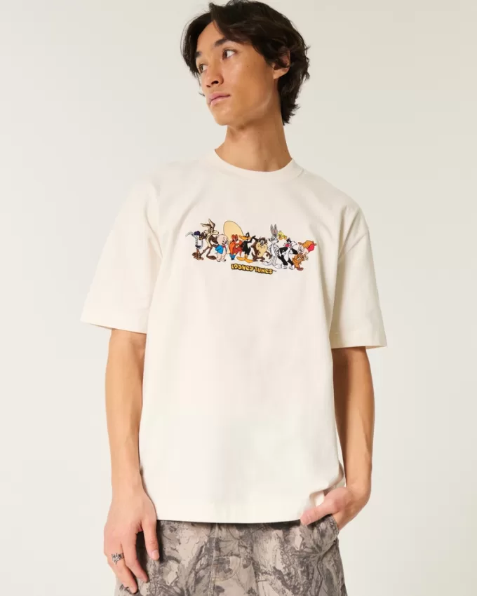 Boxy Heavyweight Looney Tunes Graphic Tee,Boxy Heavyweight Looney Tunes Graphic Tee Boxy Heavyweight Looney Tunes Graphic Tee,Boxy Heavyweight Looney Tunes Graphic Tee
