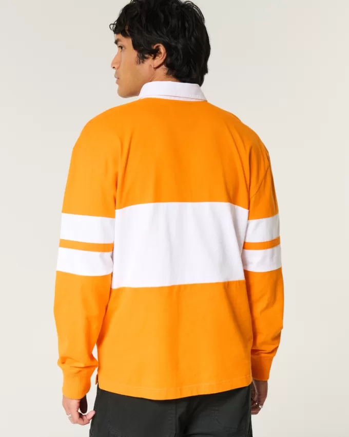 Boxy Heavyweight McLaren Graphic Rugby Polo,Boxy Heavyweight McLaren Graphic Rugby Polo
