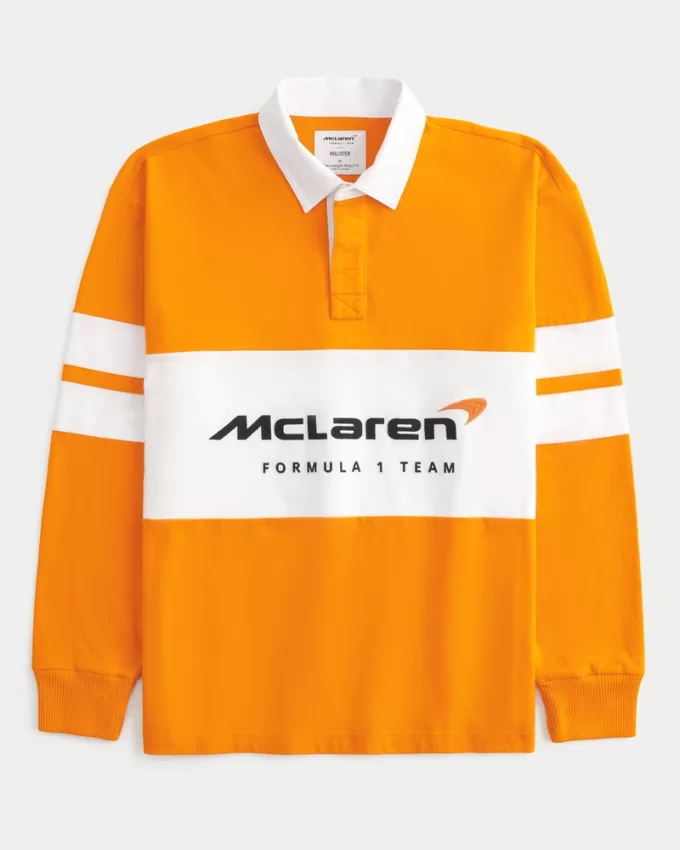 Boxy Heavyweight McLaren Graphic Rugby Polo,Boxy Heavyweight McLaren Graphic Rugby Polo