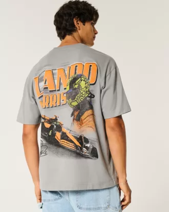 Boxy Heavyweight McLaren Lando Norris Graphic Tee,Boxy Heavyweight McLaren Lando Norris Graphic Tee