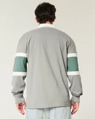Boxy Heavyweight Rugby Polo,Boxy Heavyweight Rugby Polo