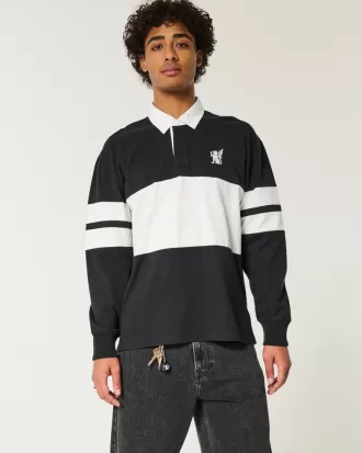 Boxy Heavyweight Rugby Polo,Boxy Heavyweight Rugby Polo