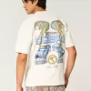 Boxy Heavyweight Shelby Cobra Graphic Tee,Boxy Heavyweight Shelby Cobra Graphic Tee