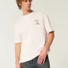 Boxy Heavyweight Snoopy Golf Graphic Tee,Boxy Heavyweight Snoopy Golf Graphic Tee