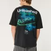 Boxy Heavyweight Stake F1 Team Kick Sauber Graphic Tee,Boxy Heavyweight Stake F1 Team Kick Sauber Graphic Tee