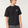 Boxy Heavyweight Stake F1 Team Kick Sauber Graphic Tee,Boxy Heavyweight Stake F1 Team Kick Sauber Graphic Tee