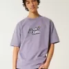 Boxy Heavyweight Tom and Jerry Graphic Tee,Boxy Heavyweight Tom and Jerry Graphic Tee