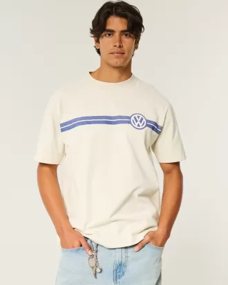 Boxy Heavyweight Volkswagen Racing Graphic Tee,Boxy Heavyweight Volkswagen Racing Graphic Tee