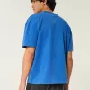 Boxy Heavyweight Washed Cotton Crew T-Shirt,Boxy Heavyweight Washed Cotton Crew T-Shirt
