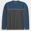 Boxy Long-Sleeve Striped Crew T-Shirt,Boxy Long-Sleeve Striped Crew T-Shirt
