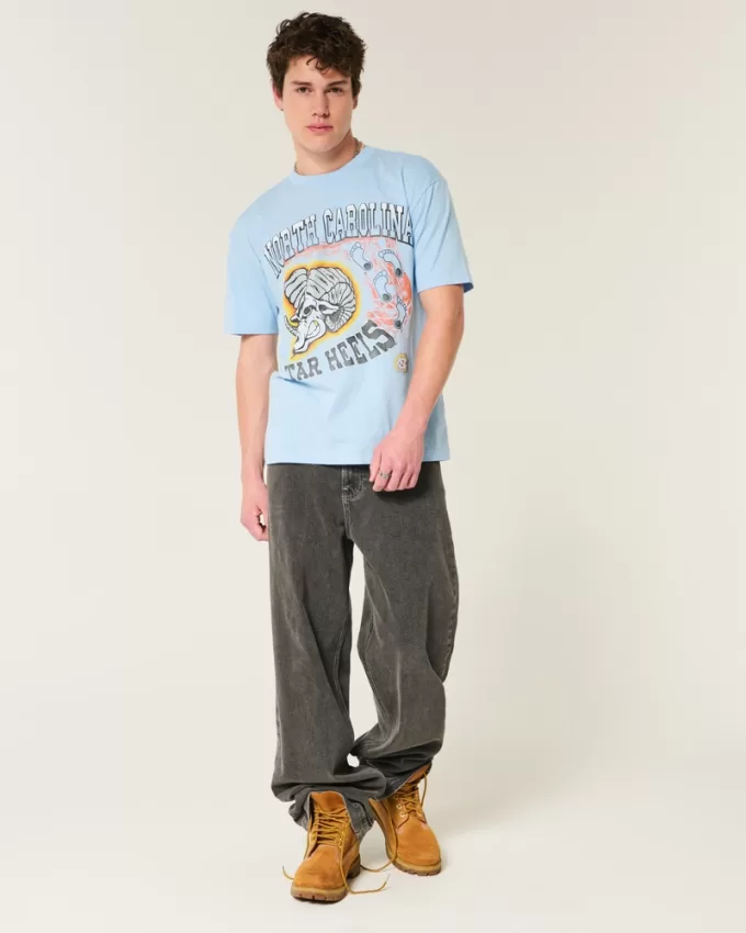 Boxy North Carolina Tar Heels Graphic Tee,Boxy North Carolina Tar Heels Graphic Tee