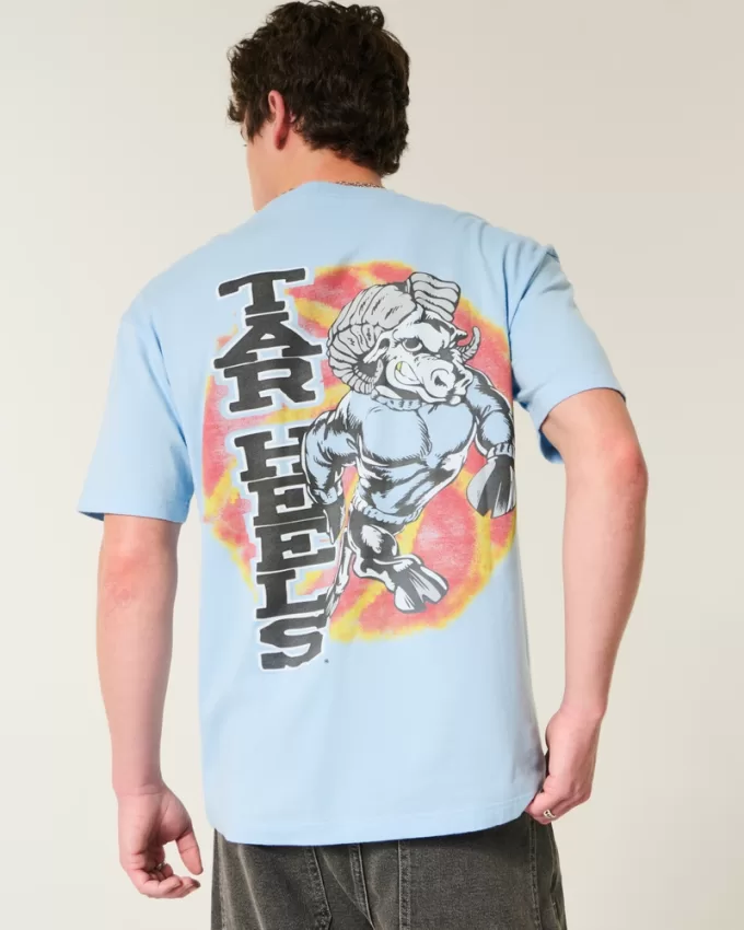 Boxy North Carolina Tar Heels Graphic Tee,Boxy North Carolina Tar Heels Graphic Tee