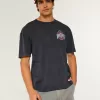 Boxy Ohio State Buckeyes Basketball Graphic Tee,Boxy Ohio State Buckeyes Basketball Graphic Tee