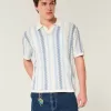 Boxy Pattern Sweater Polo,Boxy Pattern Sweater Polo